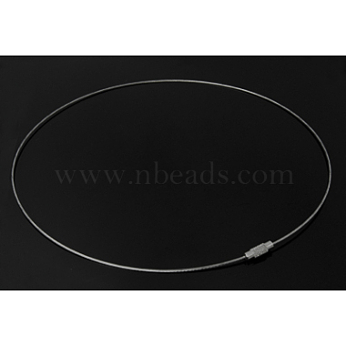 1mm Silver Steel Necklace Making