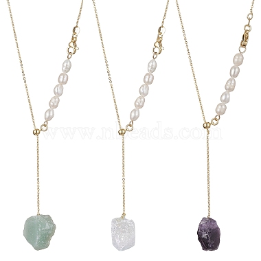 Nuggets Mixed Stone Necklaces