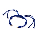 Fabrication de bracelet en cordon de nylon tressé réglable(AJEW-JB00758-04)-1