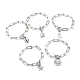 304 Stainless Steel Charm Bracelets(BJEW-JB05033)-1
