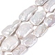 Natural Baroque Keshi Pearl Beads Strands(PEAR-S020-D12)-2