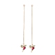Bird Alloy Rhinestone Ear Thread(FS-WG4B879-01)-1