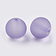 Frosted Glass Beads(X-GGB12MMY-DKM)-2