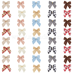 40Pcs 10 Colors Non-woven Fabrics Bowknots, Sewing Ornament Accessories, Mixed Color, 70x70x6.5mm, 4pcs/color(DIY-GF0011-11)