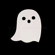 Acrylic Label Card, for Halloween Decotation, Ghost, White, 100x82x2.5mm(DIY-WH0308-61B)