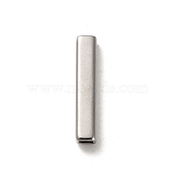 304 Stainless Steel Beads, Rectangle, Stainless Steel Color, 15x3x3mm, Hole: 1.8x1.8mm(STAS-Q316-05B-P)