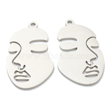 Stainless Steel Color Human 304 Stainless Steel Pendants