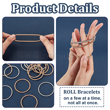 20Pcs 2 Colors Steel Wire Spring Stretch Bracelets Set(BJEW-OC0001-18)-4