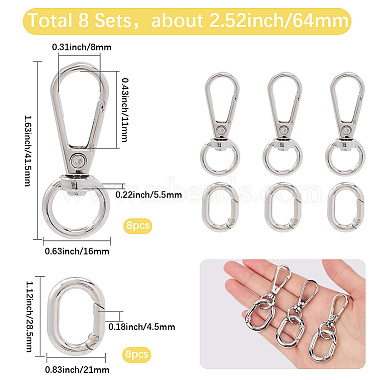 Alloy Swivel Clasps(FIND-SP0003-22P)-2