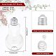 Creative Plastic Light Bulb Shaped Bottle(AJEW-NB0001-72)-2