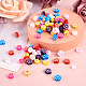 200Pcs 8 Colors Handmade Polymer Clay Beads(CLAY-FW0001-03)-6