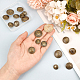 20Pcs 4 Styles Alloy Shank Buttons(BUTT-DR0001-05AG)-3