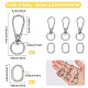 Alloy Swivel Clasps(FIND-SP0003-22P)-2