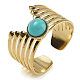 Synthetic Turquoise Finger Rings(RJEW-U027-02G-04)-1