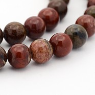 Natural Agate Round Bead Strands, 3mm, Hole: 0.6~0.7mm, about 135pcs/strand, 15.7 inch(G-P070-68-3mm)