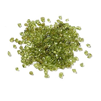 Natural Peridot Beads, No-hole/Undrilled, Chip, 1~13x1~9x0.5~6mm, about 11000pcs/kg