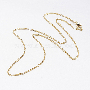 Brass Chain Necklaces(X-MAK-L009-12G)-2