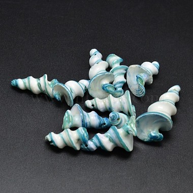 Pale Turquoise Nuggets Other Sea Shell Beads