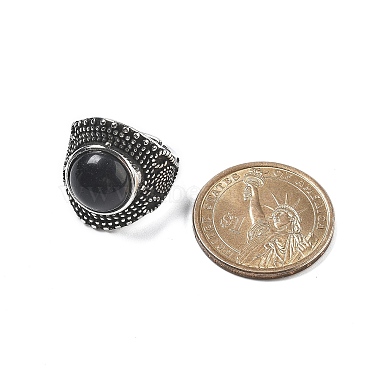 Natural Obsidian Adjustable Rings(RJEW-I108-03AS-12)-5