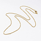 Brass Chain Necklaces(X-MAK-L009-12G)-2