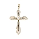 Real 18K Gold Plated Brass Micro Pave Cubic Zirconia Pendants(KK-A209-07C-G)-1