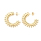 Brass Sun Stud Earrings(EJEW-D065-05G)-1