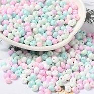 6/0 Opaque Baking Paint Glass Seed Beads, Teardrop, Mixed Color, 4.5~5x4x3~3.5mm, Hole: 0.9mm, about 5625Pcs/Pound(SEED-M012-02A-33)
