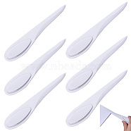 Plastic Knife, for Paper Cutter, Letter Opener, White, 169x32x5mm(AJEW-WH0513-59)