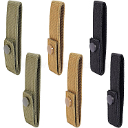 6Pcs 3 Colors Nylon Tactical Molle Straps, Molle Webbing Straps, Attachment Snap Strap, with Hook & Loop Closure, Mixed Color, 127x25x1.5mm, 2pcs/color(DIY-BC0009-29)