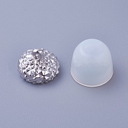 DIY Acorn Pendant Making, with Silicone Resin Molds and Brass Pendant Bails, Platinum, Bails: 11.5x17mm, Hole: 1.8mm, Mold: 14x16mm(X-DIY-WH0156-83B)