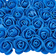 100Pcs Artificial Foam Flower, Foam Rose Bouquet, For Home Decoration, DIY Wedding Wreath, Royal Blue, 35~40x20mm(KY-GF0001-21A)