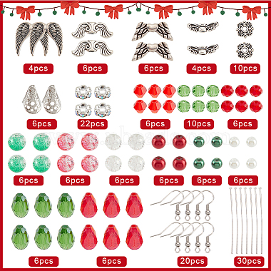 SUNNYCLUE DIY Christmas Fairy Earring Making Kit(DIY-SC0022-71)-2
