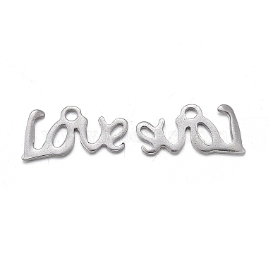 Valentine's Day 201 Stainless Steel Charms(STAS-F255-015P)-2