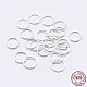 925 Sterling Silver Round Rings(STER-F036-03S-0.8x5)-1