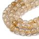 Natural Gold Rutilated Quartz Beads Strands(G-A097-D02-05)-4