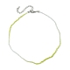 Faceted Rondelle Glass Beaded Necklace for Women(NJEW-M208-02J)-3