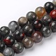 Natural African Bloodstone Beads Strands(G-L383-06-6mm)-1