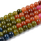 Round Dyed Natural Quartz Beads Strands(G-T132-013A-01)-2