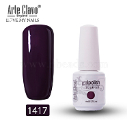 8ml Special Nail Gel, for Nail Art Stamping Print, Varnish Manicure Starter Kit, Indigo, Bottle: 25x66mm(MRMJ-P006-J032)