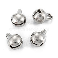 316 Surgical Stainless Steel Charms, Bell, Stainless Steel Color, 8.5x6x6mm, Hole: 1.6mm(STAS-C026-28B-P)