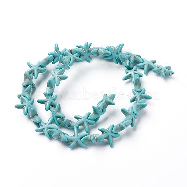 Synthetic Turquoise Beads Strands(X-TURQ-L029-03A)-2
