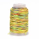 5 Rolls 12-Ply Segment Dyed Polyester Cords(WCOR-P001-01B-015)-1