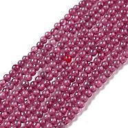 Lab Grown Red Corundum Beads Strands, Round, 2mm, Hole: 0.3mm, about 207~208pcs/strand, 15.35''(39cm)(G-D470-05-1)