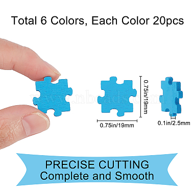 gorgecraft 40шт 6 доска плотности цветов головоломка для рисования своими руками(DIY-GF0003-68)-2