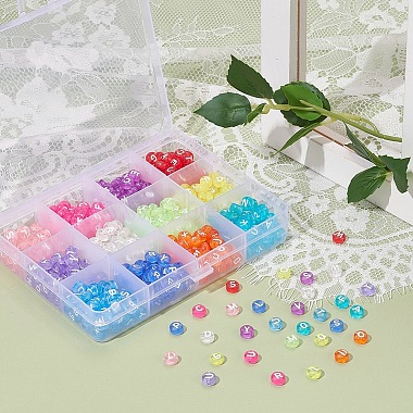 600pcs 12 couleurs perles acryliques transparentes(TACR-YW0001-34)-8