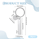 201 Stainless Steel Blank Pendant Keychains(KEYC-WH0029-141)-2