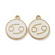 (Defective Closeout Sale: Yellowing) Alloy Enamel Pendants(ENAM-XCP0001-38C)-2