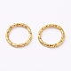 Iron Textured Jump Rings(X-IFIN-D086-04-G)-1