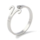 Non-Tarnish Constellations 304 Stainless Steel Open Cuff Ring for Women(RJEW-L122-001P-03)-1