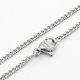 304 Stainless Steel Curb Chain Necklaces(X-STAS-O037-114P)-1